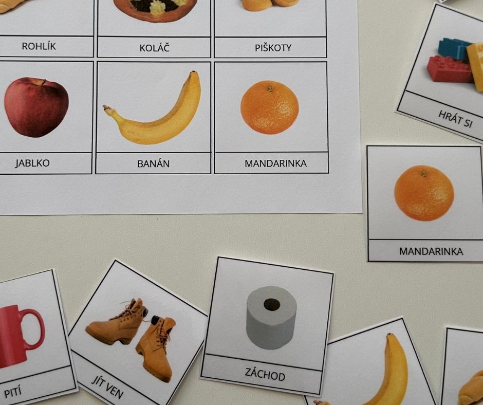 Komunikační kartičky zdarma ke stažení – PDF pro vizuální komunikaci u dětí s autismem 2